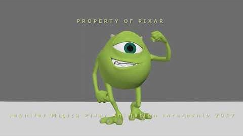 |Monsters, Inc.| Mike Wazowski Test Animation with Sound Part 1