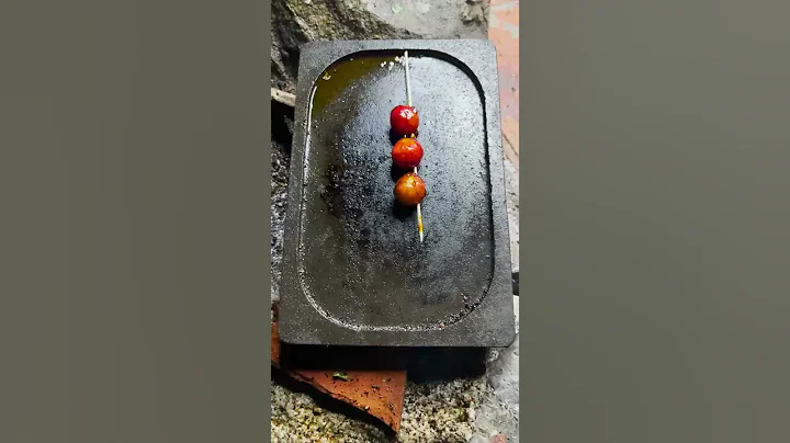 Ẩm Thực Hài Hước: Mận Hậu Nướng Siêu Cay (Grilled Stone Food) #Shorts