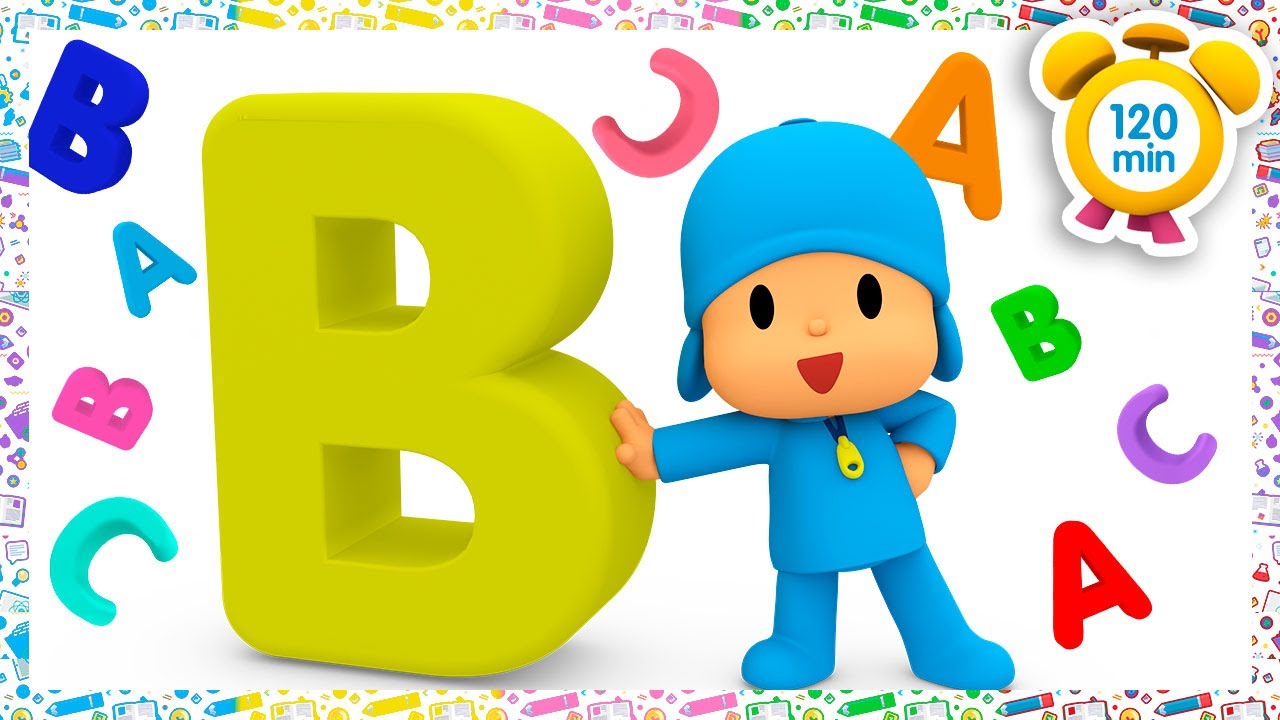 Pinte o desenho Pocoyo - Ler e Aprender