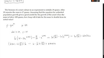 Exponential Change and Separable Differential Equations