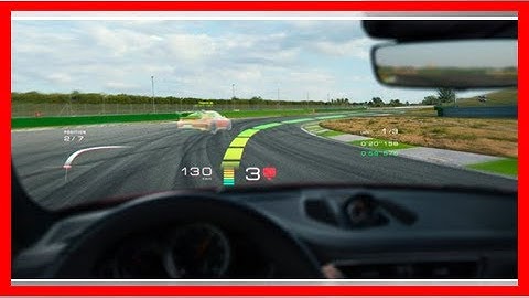 Porsche Wants Augmented Reality Head-Up Displays - Racing Overlay Head-Up Display Tech | k producti