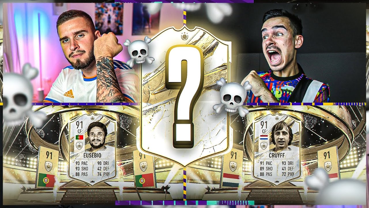 2x RANDOM 87+ BASE oder MID ICON PACK 😱🔥 WER BIN ICH?! FIFA 23 vs @ErneYTB