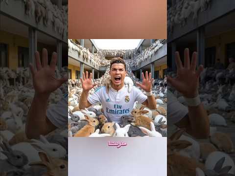 فيضان الأرانب في المدرسة الهاشتاغات رونالدو ميسي أرانب مدرسة ضحك مغامرات