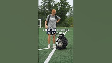 A REALISTIC D1 Soccer solo training session 🎥 follow for the full session 💪 #football #soccer