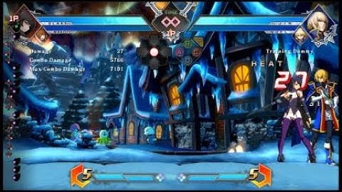 BBTAG Blake Basic Midscreen Combo (Makoto assist)