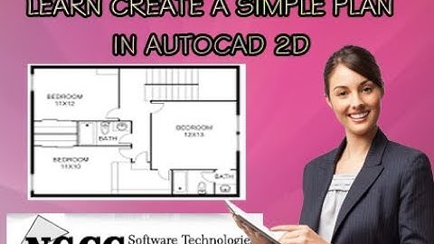 How to Create a Simple Feet Plan In AutoCad (2D).||NGCC Software Technologies.