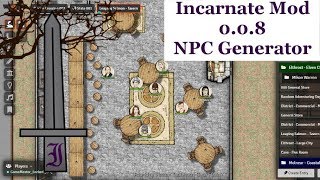 Incarnate Mod 0.0.8 NPC Generator
