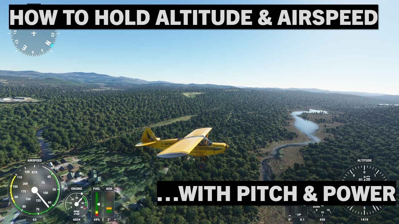 Pitch And Power In Microsoft Flight Simulator | Tutorial