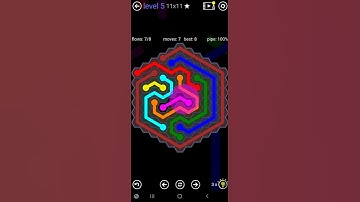 How To Solve Flow Free Hexes 11x11 Mania Level 5 Board Walk Through Solution Walkthrough