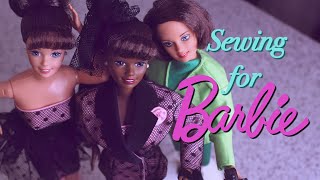 Sewing for vintage Barbie - Day to Night - 80s / 90s Fashion