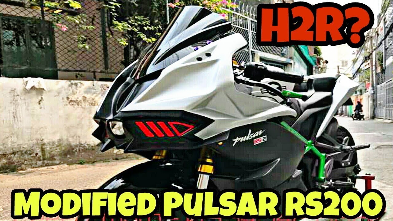 Pulsar Rs 0 Modified With Kawasaki Ninja H2r Inspiration Motorbeam