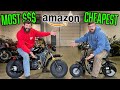 I BOUGHT the CHEAPEST and MOST EXPENSIVE Mini Bikes from Amazon