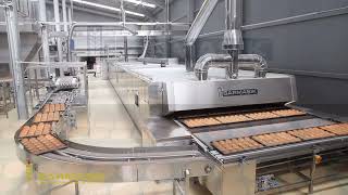 Sarmaşık Fully Automatic Industrial Tunnel Oven Pan Baking Systems