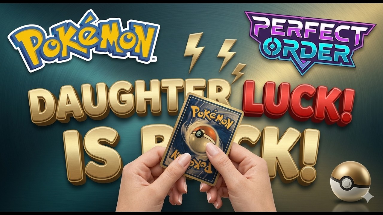 DAUGHTER LUCK IS BACK! 🍀 Opening Pokémon Perfect Order!