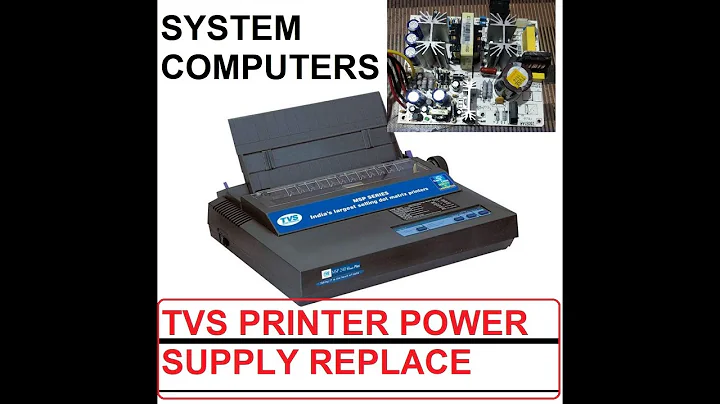 TVS DOT MATRIX PRINTER MSP 240 NEW POWER SUPPLY REPLCE AND REPARING,SYSTEM,COMPUTERS