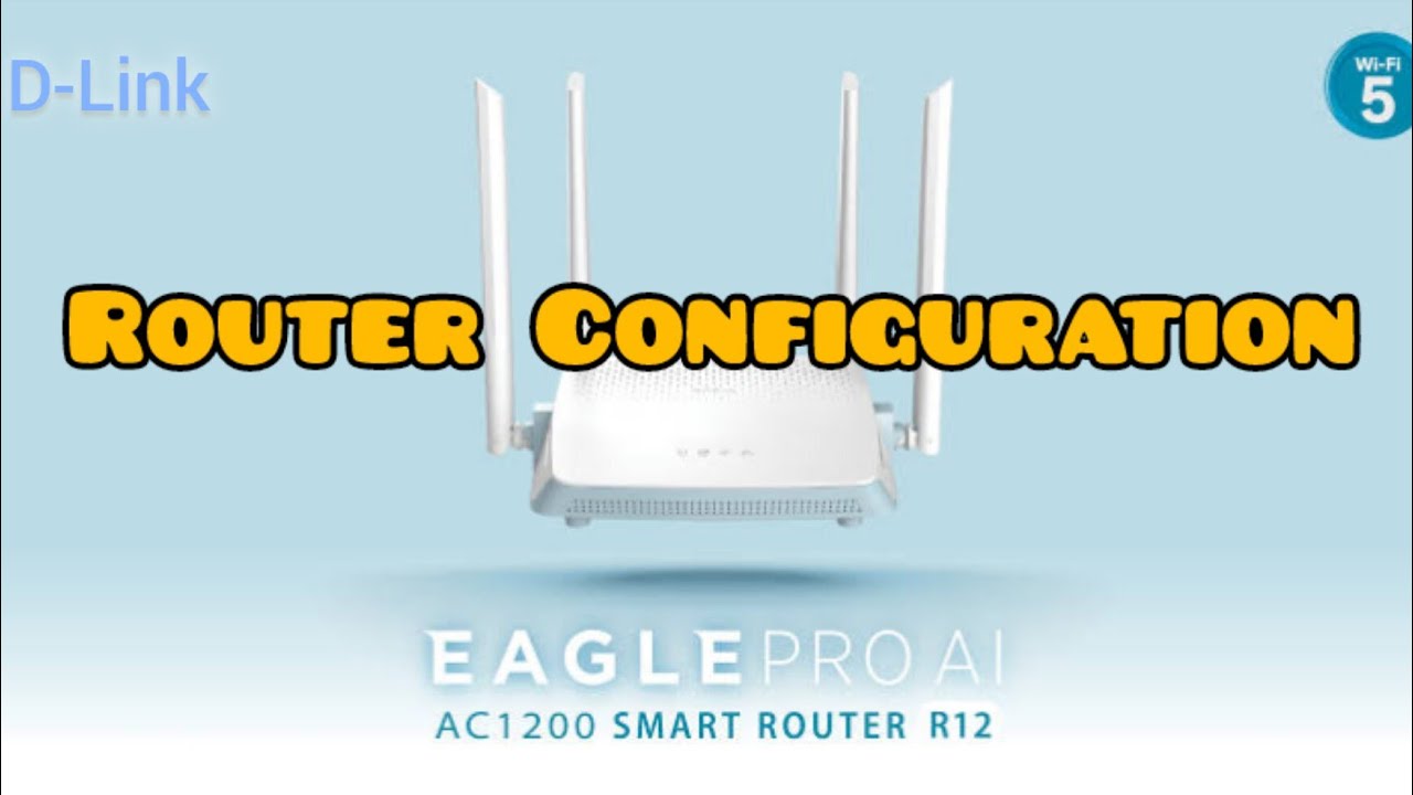 #D-Link R12 Router Configuration Step By Step - YouTube