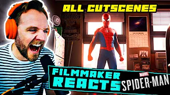 FILMMAKER REACTS: SPIDER-MAN | [ALL CUTSCENES - PART 1!!] | NEW SUIT!