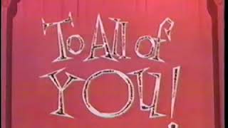 Opening To Jiminy Crickets Christmas 1990 Vhs