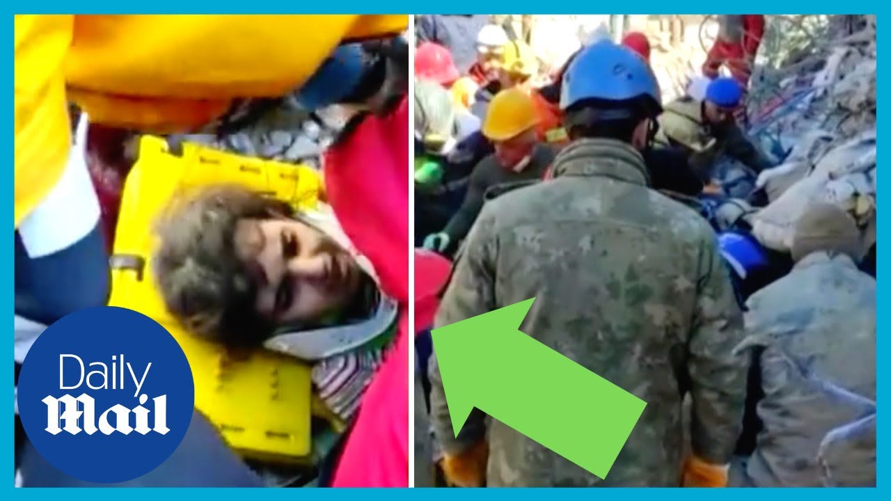 Turkey: Young girl rescued from rubble a week after earthquake