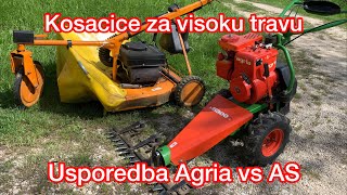 Kosacice za visoku travu.Usporedba Agria vs AS Motor. Koja je bolja za livade i vocnjake?