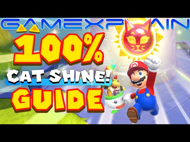 Super Mario 3D World + Bowser's Fury ᴴᴰ All Games 100% (Green Stars,  Stamps, Cat Shines) Mario solo 