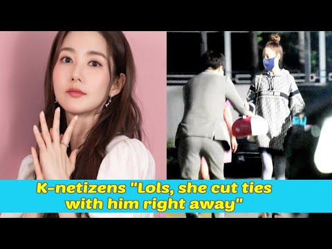 K-netizens reaction after Park Min Young announced her breakup with boyfriend Kang Jong Hyun.