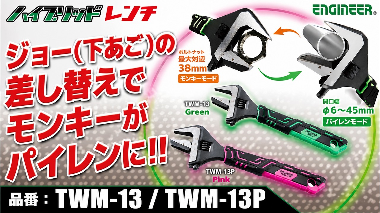 TWM-13 ハイブリッドレンチ – エンジニア公式オンラインストア