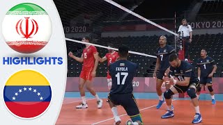 Iran vs Venezuela Highlights Men's Volleyball Olympic Tokyo 2021 Preliminary Round - Pool A