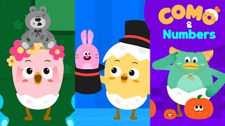 Como and Numbers | Kid's Math | Can You Solve The Pattern? 11min | Patterns for Kids