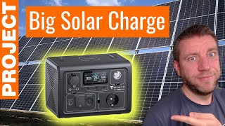 Charge Bluetti EB3A with a big solar panel: maximize solar charging with a DCDC converter