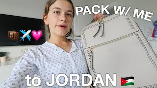 Pack with me to JORDAN! *why is packing so hard*