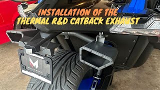 Full Install of the Thermal R&D CatBack Exhaust on the 2023 Polaris Slingshot