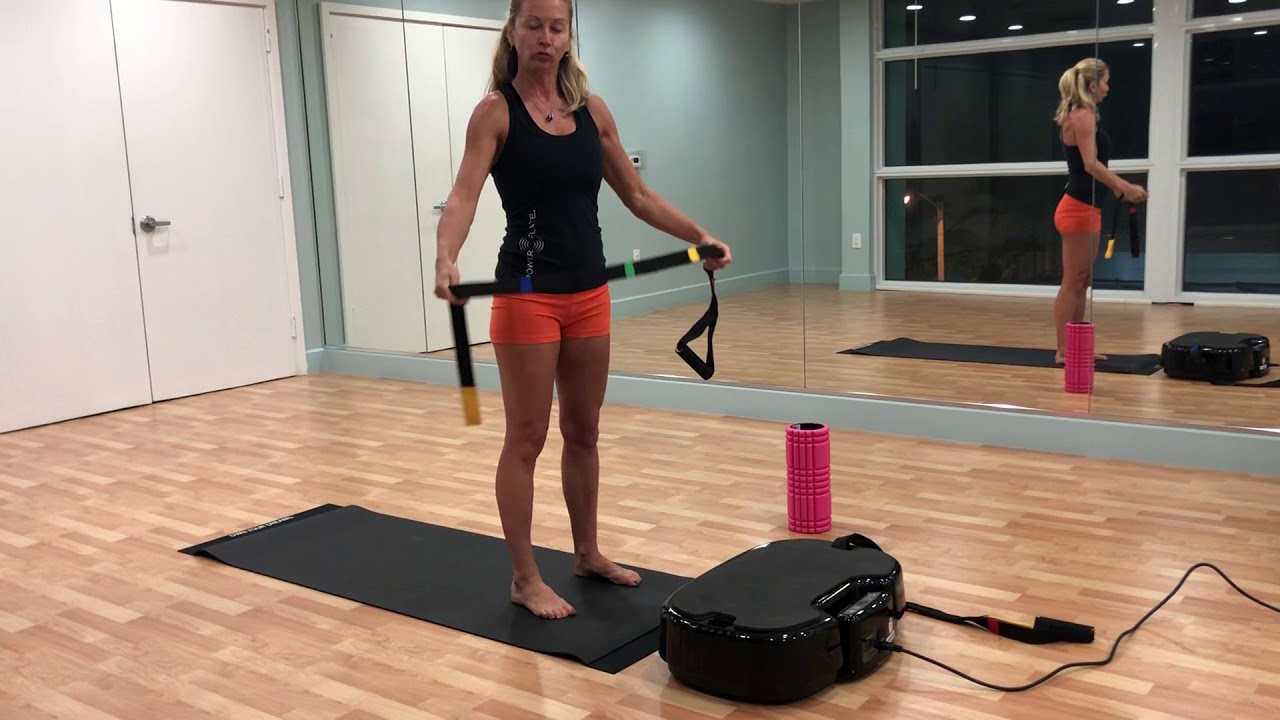 Power Plate Personal Stretch using Static Straps YouTube