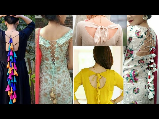 Trendy Blouse/Kurti Back Neck Design cutting and Stitching//Latest Back  Neck Designs for suits/Kurti - YouTube