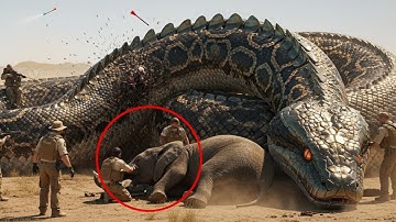 Brave Heroes Save Poor Elephant From Deadly Giant Mutant Python🐍