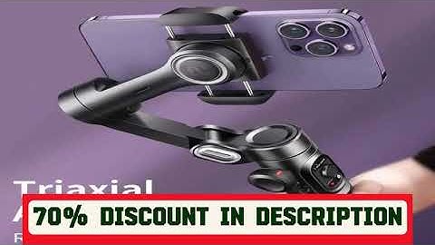 A must-have product! AOCHUAN 3-Axis Handheld Gimbal Stabilizer SmartXE for Smartphone for iPhone A