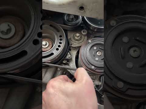 Drive belt replacement