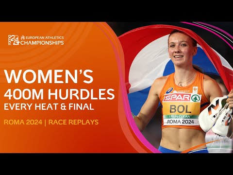 Femke Bol Puts On a Show 🇳🇱🔥 | EVERY Heat & Final of the Women's 400m Hurdles | Roma 2024
