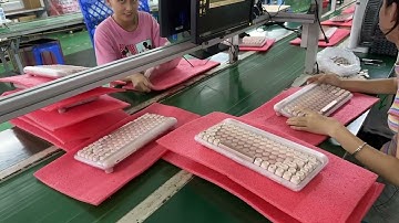 Step into a Modern Keyboard Factory: Witness Firsthand a Mechanical Keyboard’s Creation Journey