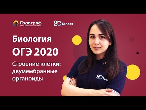 ОГЭ по Биологии 2020. Признаки живых организмов. Строение клетки: двумембранные органоиды