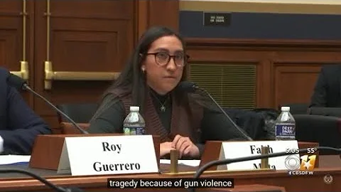 Uvalde victim's sister, State Sen. Roland Gutierrez ask Congress for gun violence solutions