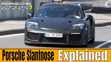 Secret 911 GT2 RS Slantnose Prototype Explained - The “Flachbau” Nose and What It Means