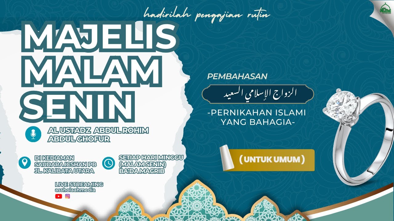 LIVE 🔴 | MAJELIS MALAM SENIN PEMBAHASAN 