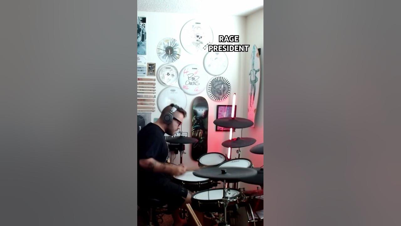 RAGE President #drumcover #rage #president #kingofterrors #presidentband #alesisdrums #drums