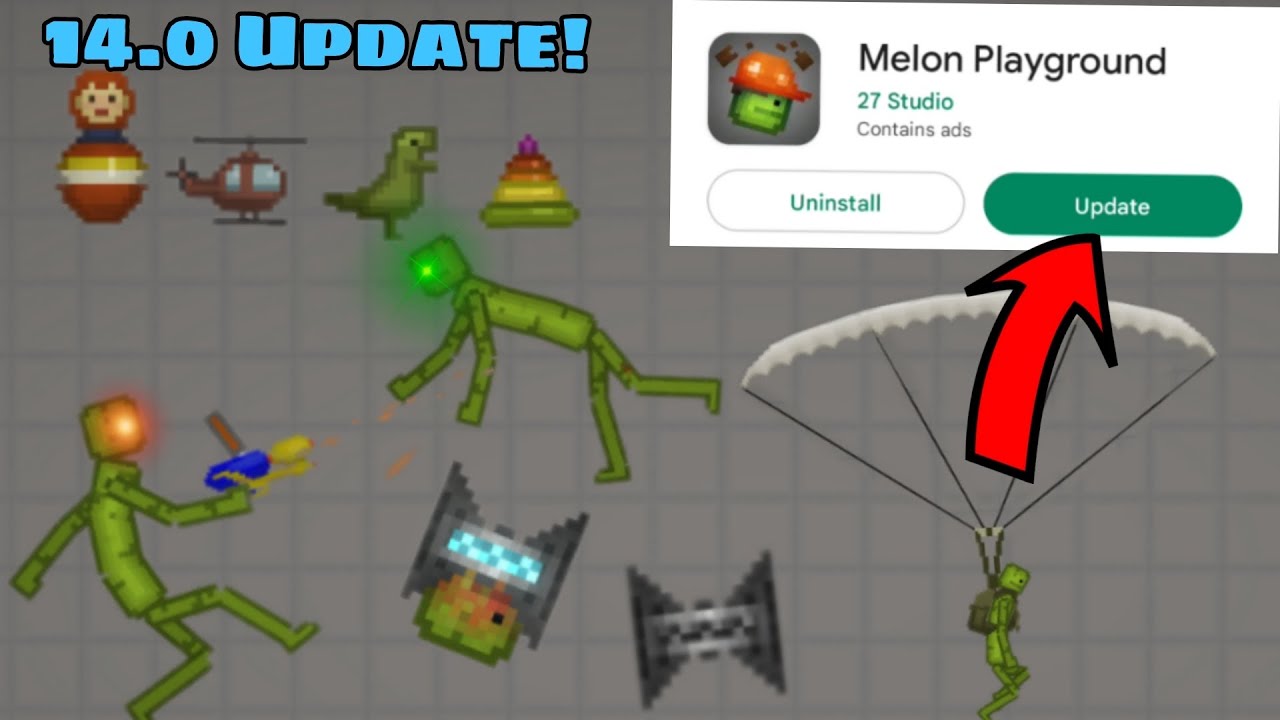 Melon Playground Finally Update New 14.0 NOW!!! NEW THINGS HERE!