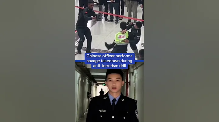 Nobody told him it was just a drill 😬😂 #china #police