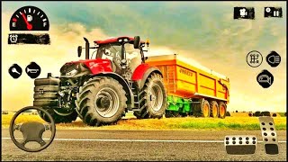 Offroad Farming Tractor 🚜 Simulator - Cargo Transport Driving - Android Gameplay screenshot 4