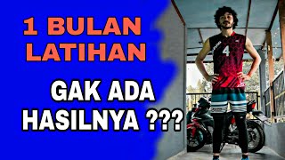 latihan fisik bola voli , penyebab  satu bulan latihan gak ada hasilnya