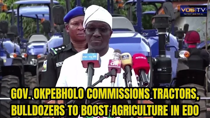 Gov. Okpebholo Commissions Tractors, Bulldozers to Boost Agriculture in Edo