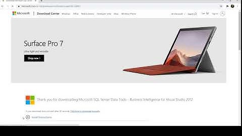 How to setup and Install SSDT (SQL Server Data Tools) on your machine